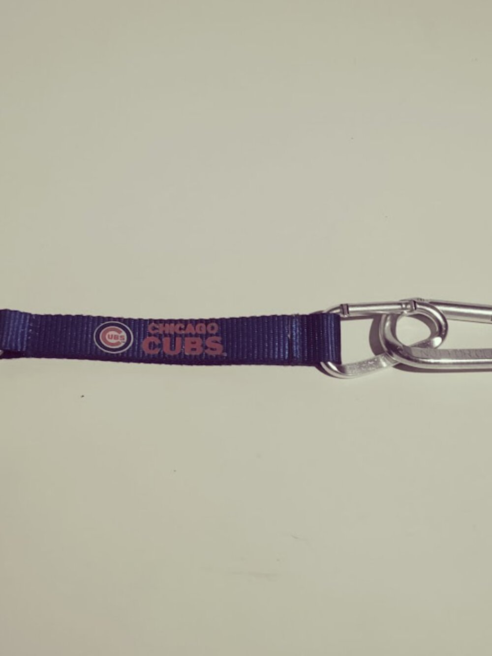 Chicago Cubs Carabiner Keychain Lanyard Key Ring